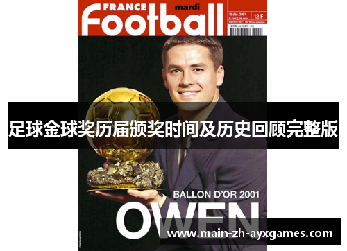 足球金球奖历届颁奖时间及历史回顾完整版